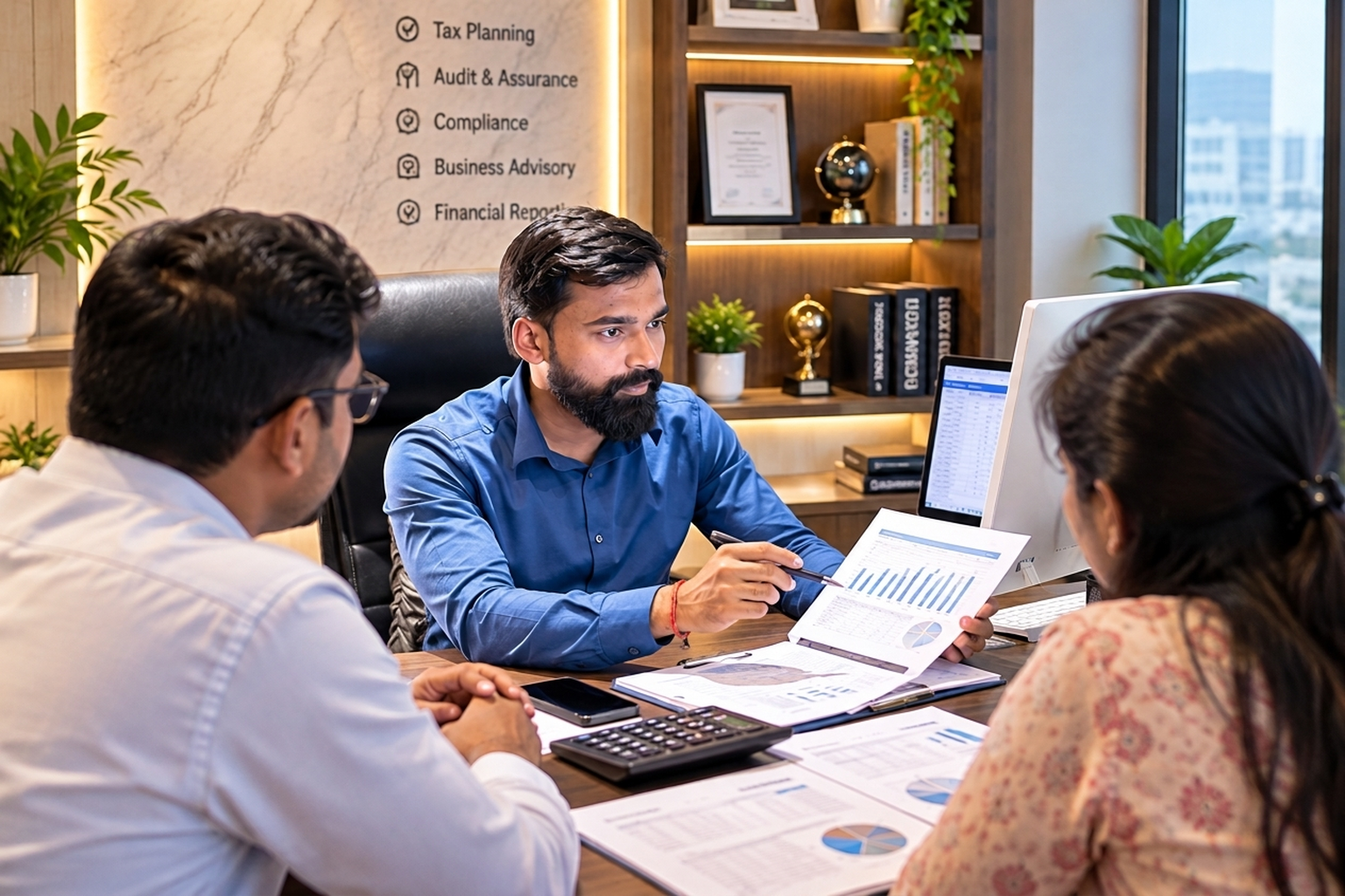 In-Person Client Consultation with Kishan Kumar